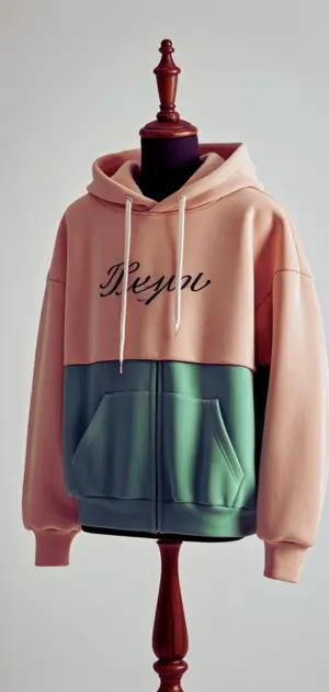 Fleece pullover hoodie for men’s winter fashion.