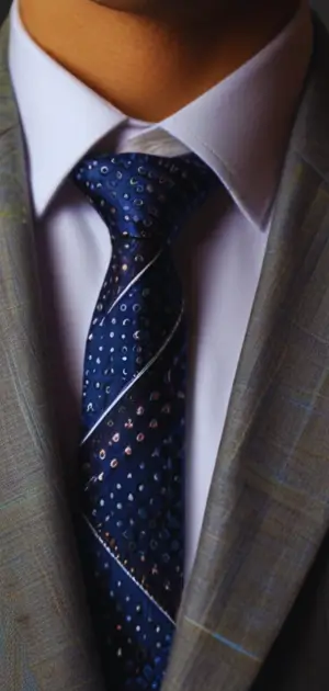 Men’s streetwear ties displayed in various fabrics, colors, and patterns.