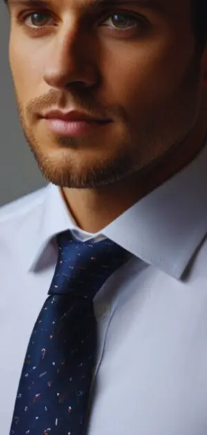 Slim casual ties styled for slimmer body types.