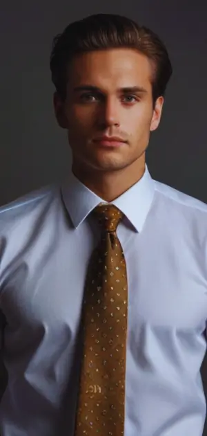 Modern slim silk ties in vibrant burgundy and classic striped patterns on a suit.