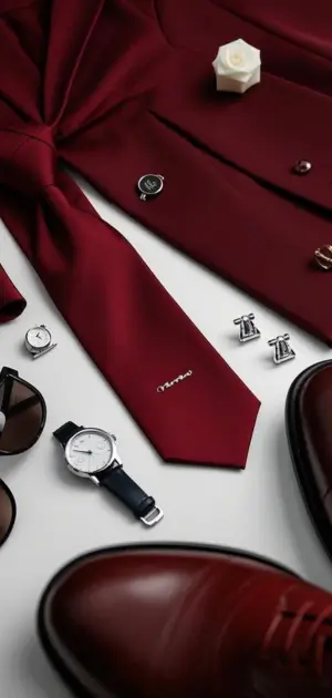 Cufflinks for Men’s Red Suit Accessories