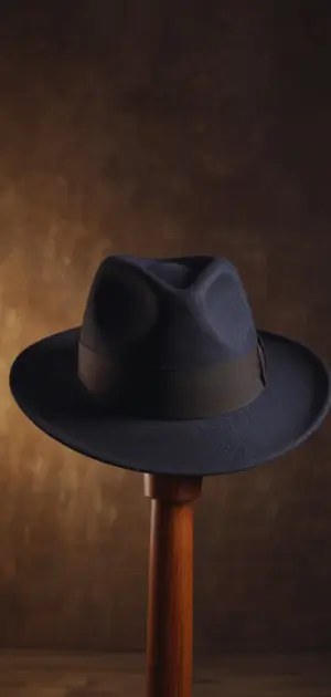 Modern Wide-Brim Fedora for Men