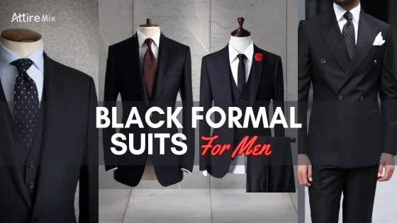 Full black formal suit A variety of black formal suits for men showcasing classic and modern designs.