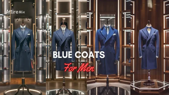 Collection of Blue Coats For men