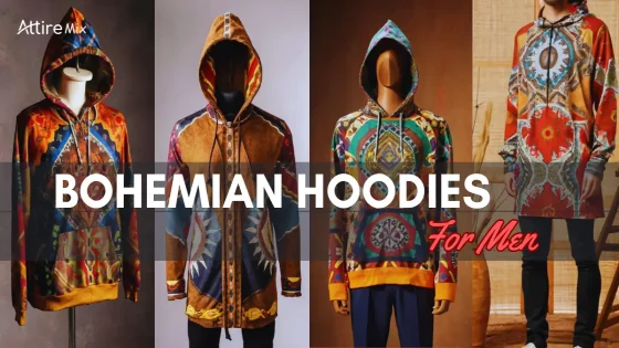 Cotton Bohemian Hoodie for Men