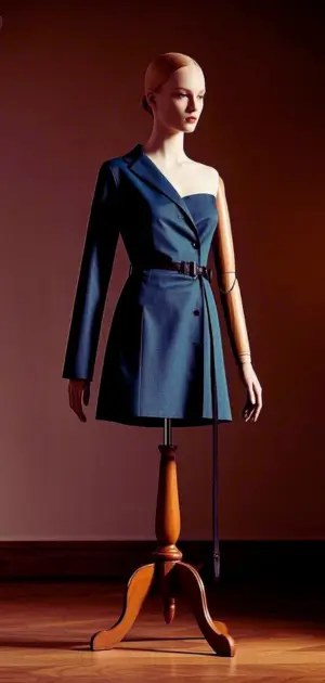 Denim streetwear casual dresses with sneakers.