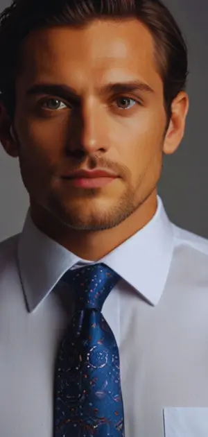 Wool ties styled for winter casual fashion for men.