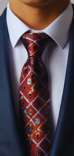 Compact tie holder for wrinkle-free travel ties.