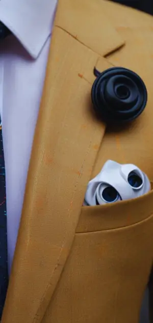 Men’s Cotton Suit Accessories: Pocket Squares in Pastel Colors