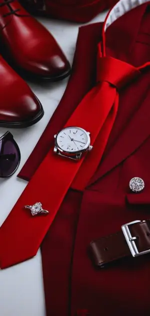 Stylish Ties for Men’s Red Suit