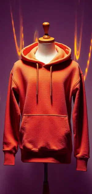 Men’s red hoodie for vibrant looks