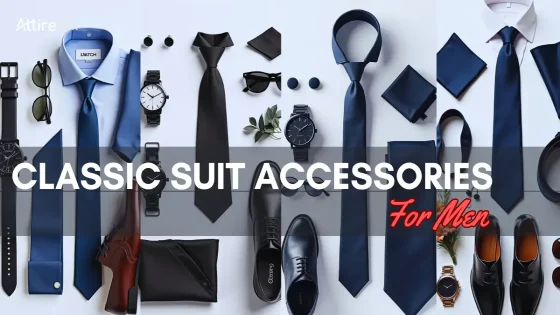 Classic suit accessories for men: ties, cufflinks, and pocket squares