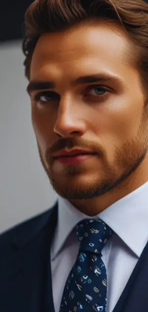 Wool tie for men styled with a tweed jacket