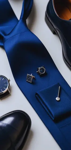 Accessories for Men’s Navy Suits
