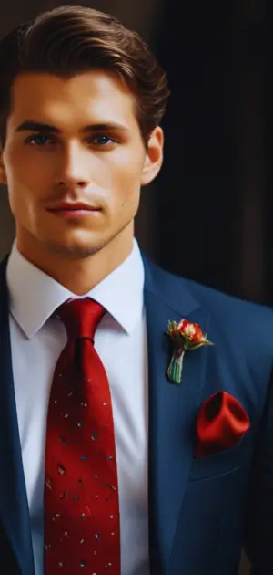 Floral wedding ties for men displayed in multiple colors.