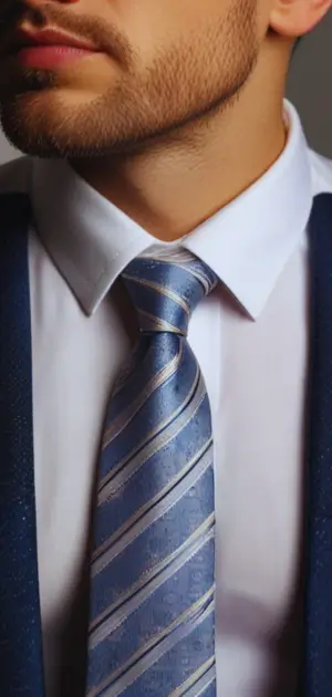 Floral silk vintage tie with coordinated pocket square
