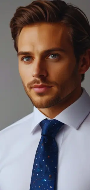Patterned ties including plaid and paisley styles for men