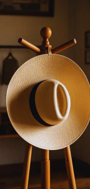 Handwoven Montecristi Panama hat