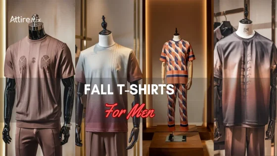 Fall T-shirt collection for men in earthy and vibrant designs