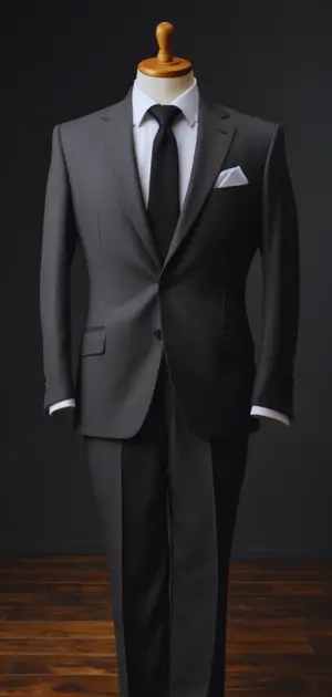 Accessories for men’s formal suits including ties, bow ties, cufflinks, and pocket squares.