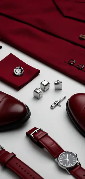 Pocket Square for Red Suit Styling