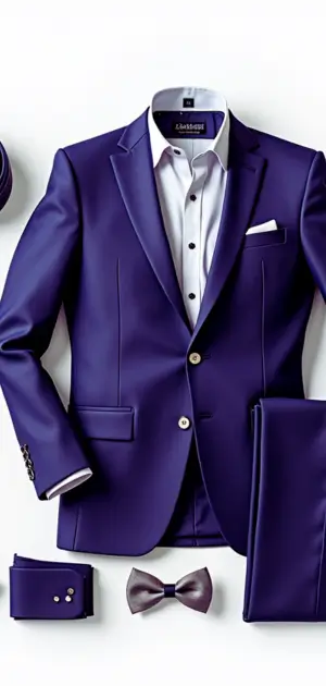 Pocket squares for men’s silk suits in timeless designs.