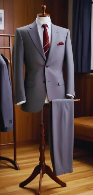 Tommy Hilfiger slim-fit suit separates with plaid blazer.
