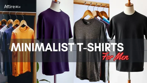 Minimalist t-shirts for men in neutral colors and timeless styles