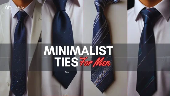 A collection of minimalist ties in solid colors and premium fabrics like silk and wool.