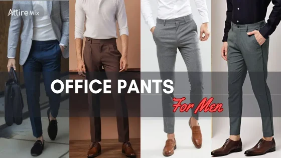 Best office pants for men A collection of trendy office pants for men in versatile colors and styles.
