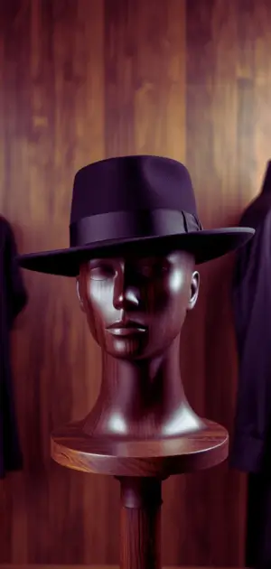 Stylish homburg hat for men