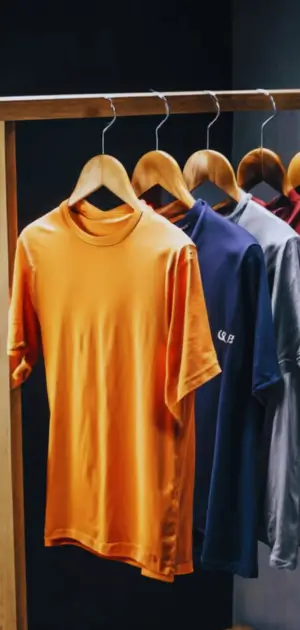 Neutral and earthy tones for men’s minimalist t-shirts