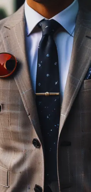 Tommy Hilfiger tie in green silk with intricate dots