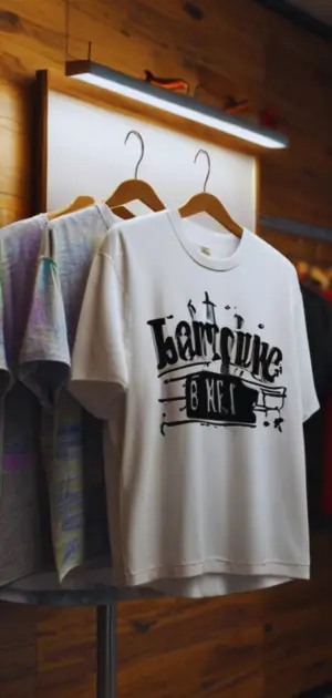 Classic Black and White Vintage Tees