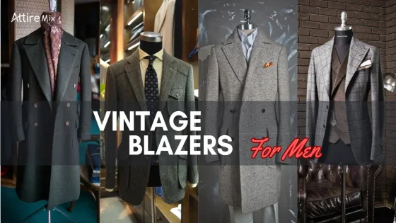 Vintage men’s blazers designed with timeless style and impeccable craftsmanship.
