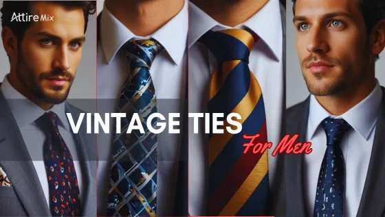 Vintage silk tie with paisley pattern on a men’s formal suit.