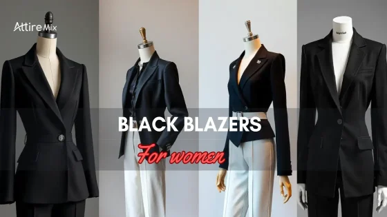 Collection of Black Blazers For Women in tailored designs