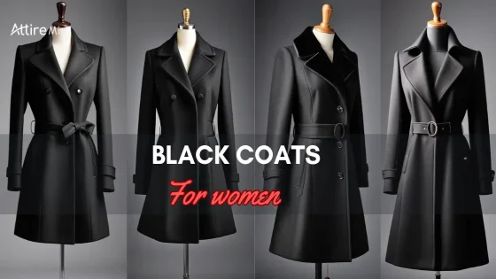 Collection of stylish Black Coats For Women