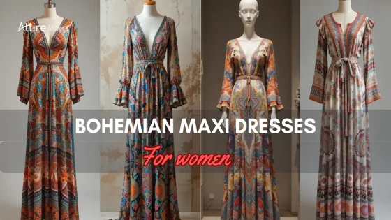 Collection of vibrant Bohemian Maxi Dresses For women