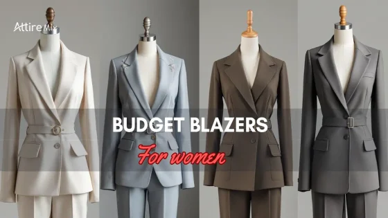 collection of Budget Blazers For Women in neutral tones
