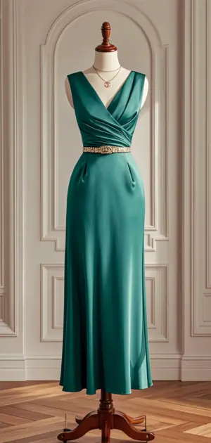 Women in mermaid and A-line formal gowns.