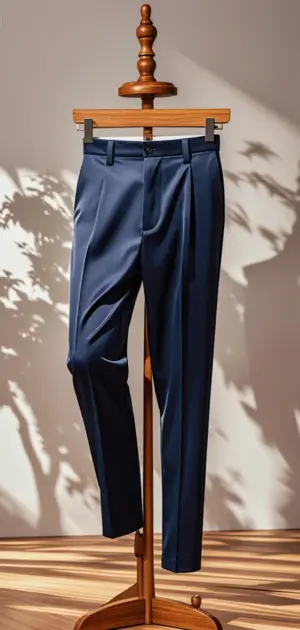 Men’s yoga trousers in breathable silk fabric.