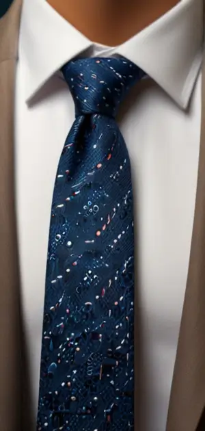 Linen and cotton ties for men paired with casual summer wear