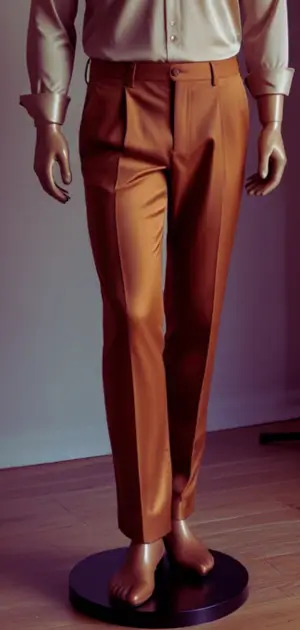 Relaxed-fit silk lounge pants for men with an elastic
