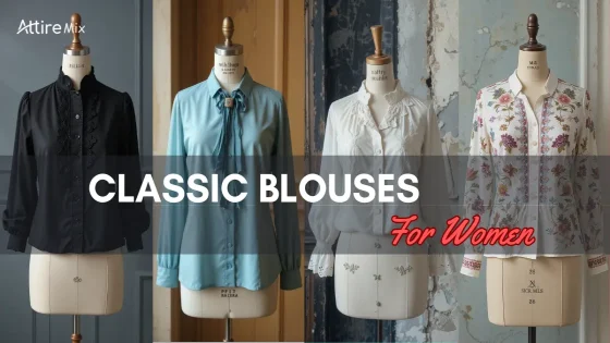 Classic blouses in versatile styles and colours, perfect for any refined wardrobe.