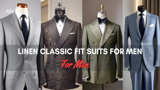 Variety of Linen Classic Fit Suits for men fits