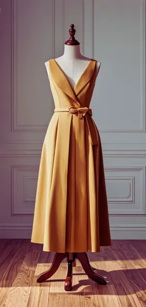 Satin and lace fabrics for elegant formal wear.