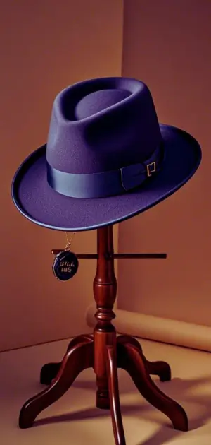 Men’s derby hats paired with matching accessories