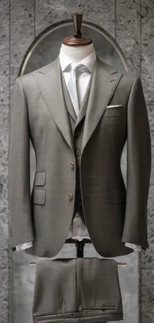 Donegal Classic Suits suit on display