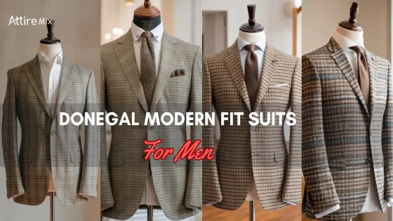 Collection of Donegal modern fit suits for men